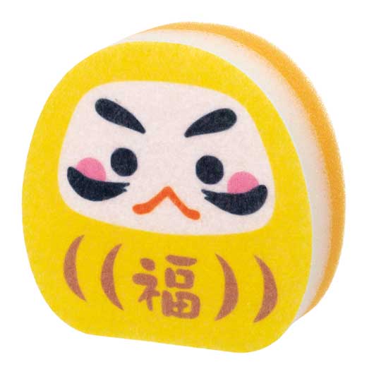 【10個セット】開運！だるまさんキッチンスポンジ画像5