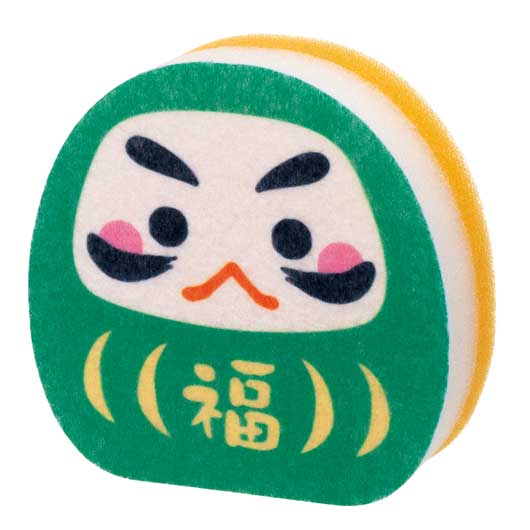 【10個セット】開運！だるまさんキッチンスポンジ画像6