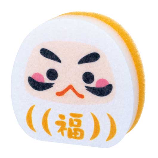 【10個セット】開運！だるまさんキッチンスポンジ画像8