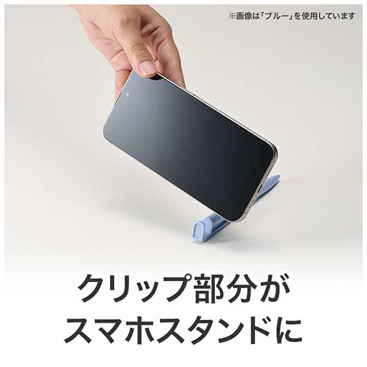 カラモ　スマホが立てられる抗菌ボールペン　ブラック画像4