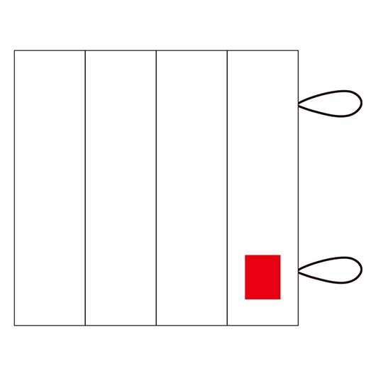 カラモ　折りたたみレジャーマット　カーキ画像9