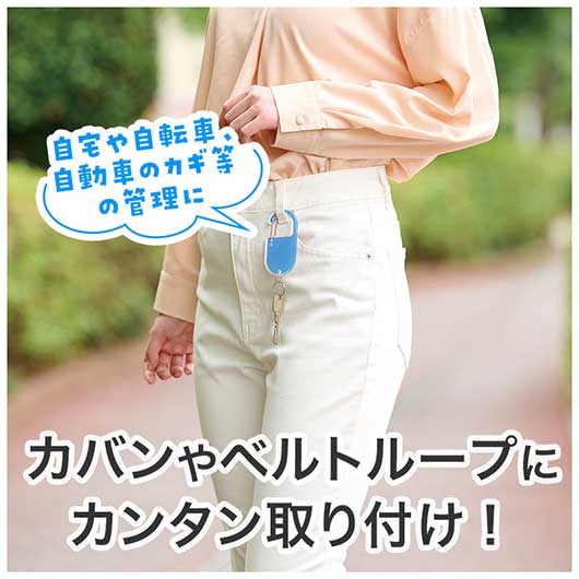 カラモ　アクリルカラビナ　ブルー画像3
