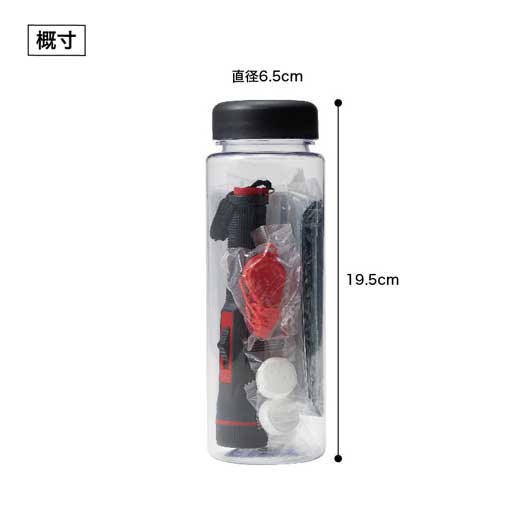 スリムな防災ボトル　お役立ち６点セット画像5