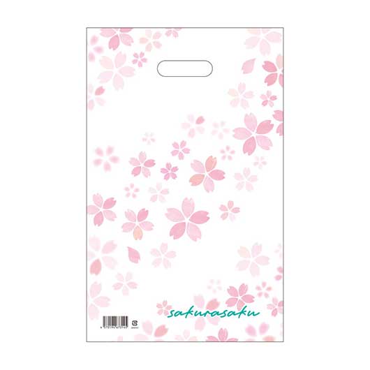 さくらさく　小判抜き手提げ袋（５０枚入り）画像2