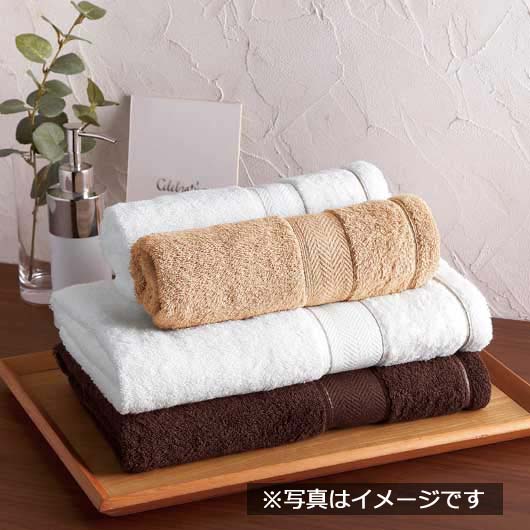 グランコットン　ロングフェイスタオル　ホワイト　ＧＣ６０２５ＷＨ〈ホワイト〉画像3