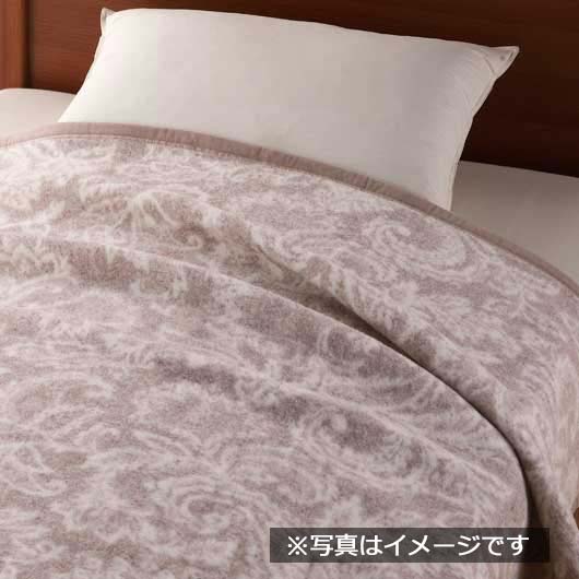 大阪泉州の毛布　ジャカード織カシミヤ入りウール毛布（毛羽部分）　　ＳＮＷ－１５２画像3