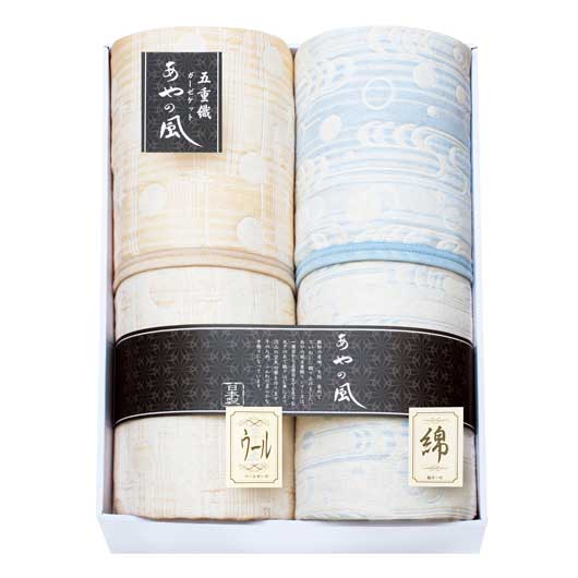 泉州あやの風　素材別五重織ガーゼケット２Ｐ　　ＳＡＷ－２５００２画像2