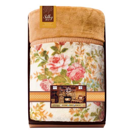 クロスロード　アイデア＆厳選素材　厚手の衿付毛布　　２４８０画像2