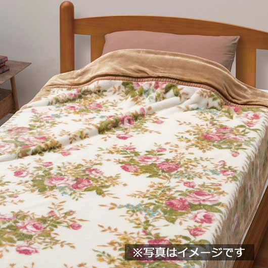 クロスロード　アイデア＆厳選素材　厚手の衿付毛布　　２４８０画像3