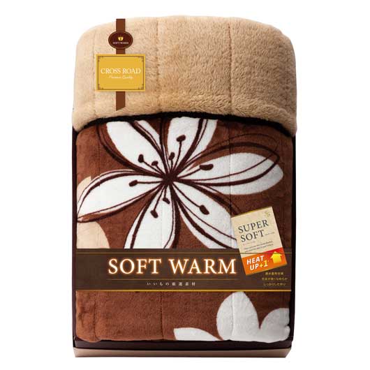 クロスロード　ＳＯＦＴ　ＷＡＲＭ　あったか遠赤極ふわ合せ綿入毛布　　２４１００画像2