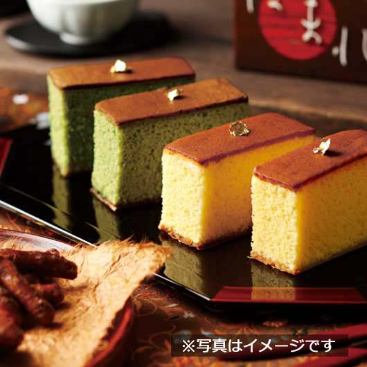 和菓匠菴　「ほまれ」和三盆糖入かすてぃら【抹茶】　　ＮＨＭＲ－ＡＪＭ３画像3