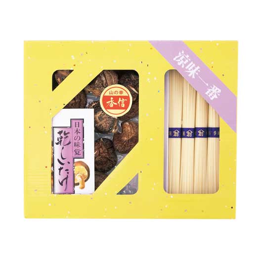 乾物家　国産椎茸と手延そうめん御詰合せ　　ＫＢＹ－ＡＥ２画像2