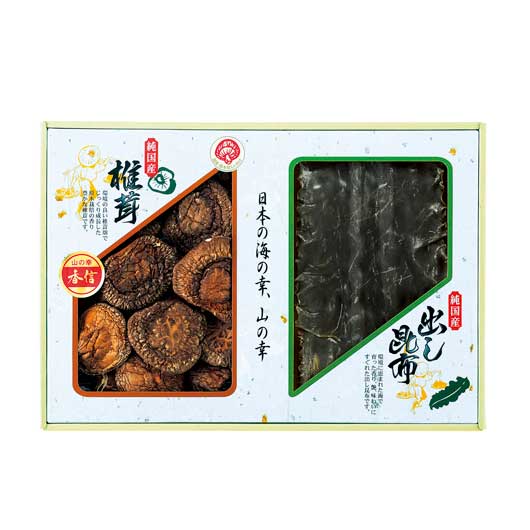 国内産　原木香信椎茸・昆布詰合せ画像4