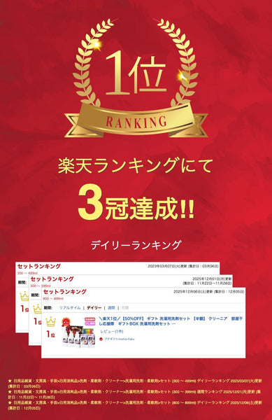 〈クリーニア〉　部屋干し応援隊ギフトＢＯＸ画像2