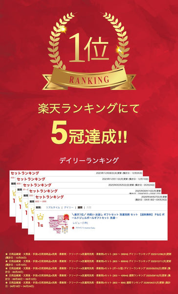 P＆G ボールドジェルボールギフトセット画像2