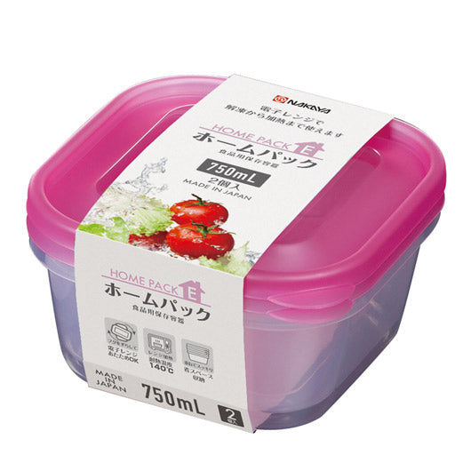 ホームパック７５０ｍｌ２個組（ピンク）【80個単位】画像3