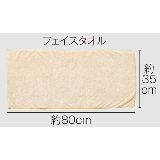 プレミアムフェイスタオル（ベージュ）画像9